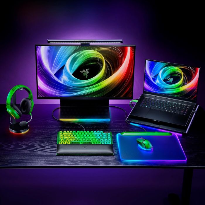 Клавіатура механічна Razer BlackWidow V4 75%, 83key, Mechanical Tactile Switch GEN-3, USB-A, EN, RGB, Phantom Green Ed.