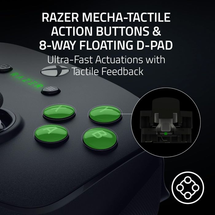 Геймпад Razer Wolverine V3 Pro для Xbox X|S & PC, USB-A/WL, 3м, чёрный