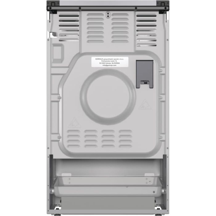 Плита Gorenje комби, 70л, 50x60см, металлич. кришка, дисплей, IconLed,эмалированные, серый