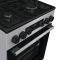 Плита Gorenje комби, 70л, 50x60см, металлич. кришка, дисплей, IconLed,эмалированные, серый