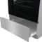 Плита Gorenje комбінована, 70л, 50x60см, дисплей, IconLed, газ на склі, чавун, нерж