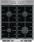 Плита Gorenje комбінована, 70л, 50x60см, дисплей, IconLed, газ на склі, чавун, нерж