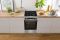 Плита Gorenje комбінована, 70л, 50x60см, дисплей, IconLed, газ на склі, чавун, нерж