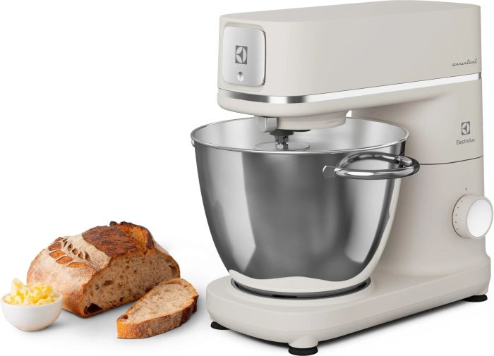 Кухонная машина Electrolux, 1200Вт, чаша-металл, корпус-металл, насадок-4, белый