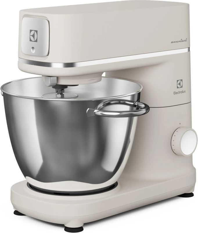 Кухонная машина Electrolux, 1200Вт, чаша-металл, корпус-металл, насадок-4, белый