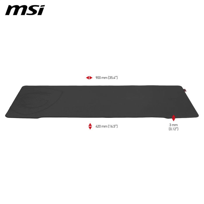 Игровая поверхность MSI Agility GD73, 2XL (900x400x3мм), чёрный