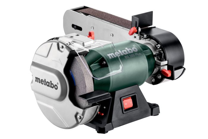 Верстат заточувально-шліфувальний Metabo BS 200 Plus 600Вт коло 200мм стрічка 50х1000мм 2980об/хв 16.9кг