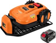 Газонокосарка-робот акумуляторна Neo Tools Energy+ 18В 1х6.0А·год 20-60мм 67дБ 600м2 3100об/хв кабель 100м IPX5 6.94кг
