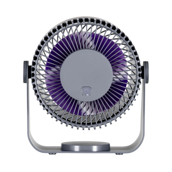 Вентилятор  OneBreeze  настільний/настінний, 14см, акумулятор, USB-A Type-C, сірий ARDESTO FT-M55GR