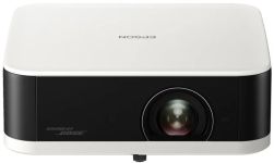 Проєктор Epson EF-61W FHD, 700 lm, LASER, 1.2, Google TV, білий