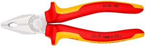 Плоскогубці KNIPEX діелектричні для робіт під напругою 10000В 180мм 0.264кг