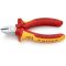Кусачки-бокорізи KNIPEX діелектричні для робіт під напругою 10000В 0-4мм 125мм 0.121кг
