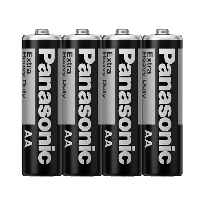 Батарейка Panasonic Extra Heavy Duty вугільно-цинкова AA(R6) плівка, 4 шт.