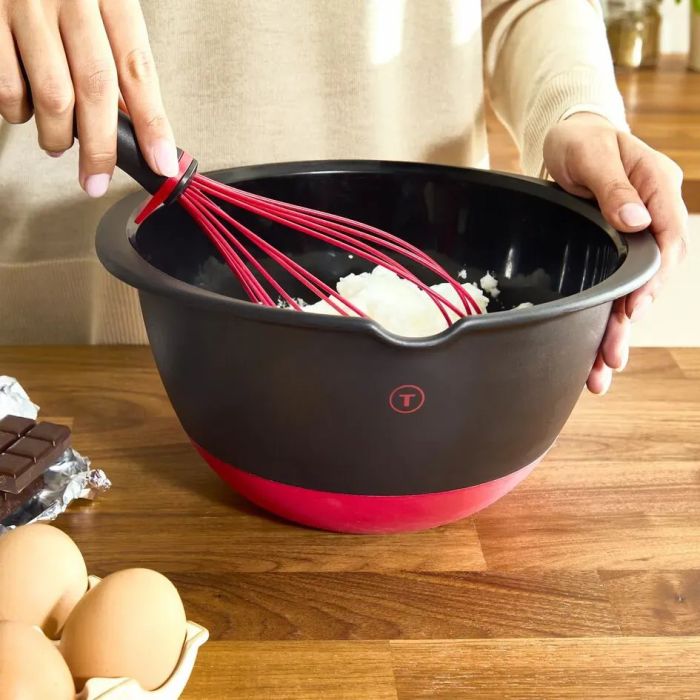 Венчик Tefal Ingenio, пластик, силыкон, черно-красный