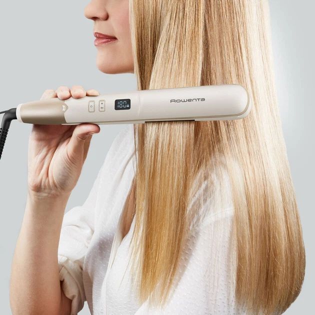 Випрямитель Rowenta Sand Beam, 45Вт, темп.режимов-8, 140-230С, керамика, черный