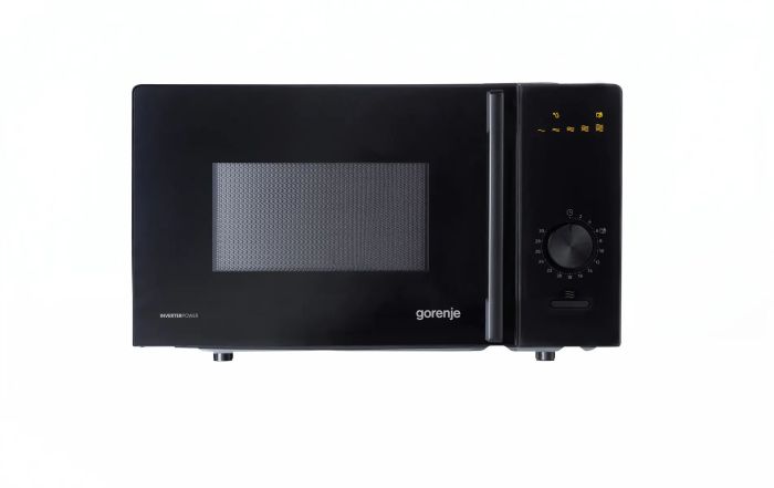 Микроволновая печь Gorenje, 20л, мех. управл., 700Вт, гриль, инвертор, черный