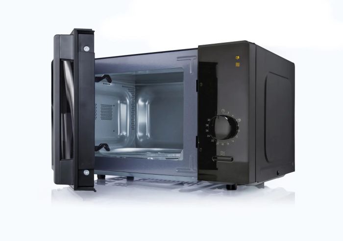 Микроволновая печь Gorenje, 20л, мех. управл., 700Вт, гриль, инвертор, черный