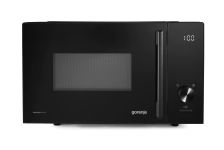 Мікрохвильова піч Gorenje, 23л, електр. керув., 800Вт, гриль, дисплей, 20 програм, інвертор, чорний