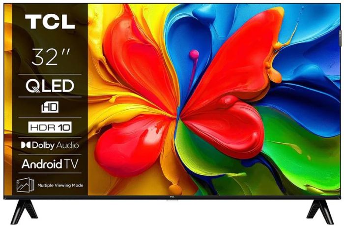 Телевизор 32" TCL QLED HD 60Hz Smart Android TV Black