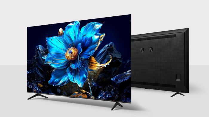 Телевизор 55" TCL QLED 4K 60Hz Smart Google TV Black
