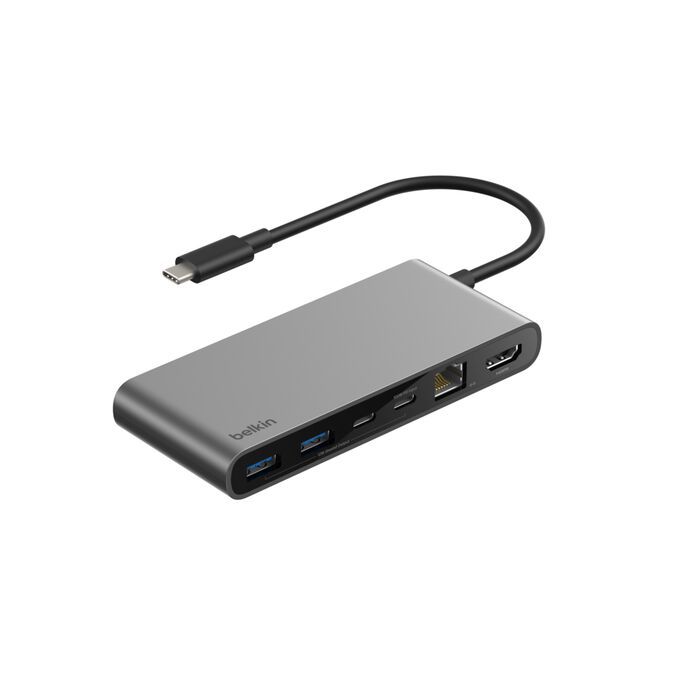 Хаб Belkin USB-C 8в1 Ethernet Multiport Dock