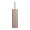 Набор щетка для унитаза с подставкой Ardesto Minimalism 9.5x27.5/38см, металл, полипропилен, бамбук, бежевый