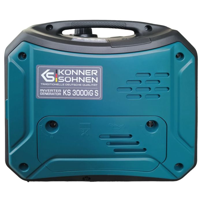 Генератор газобензиновий інверторний Konner&Sohnen KS 3000iG S, 230В, 3.0-3.3кВт, ручний стартер, 22.5кг