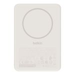 Акумулятор портативний літій-іонний Power Bank Belkin 10000мА·год, 20Вт/Qi2 7.5Вт, Slim Magnetic Ring, пісочний