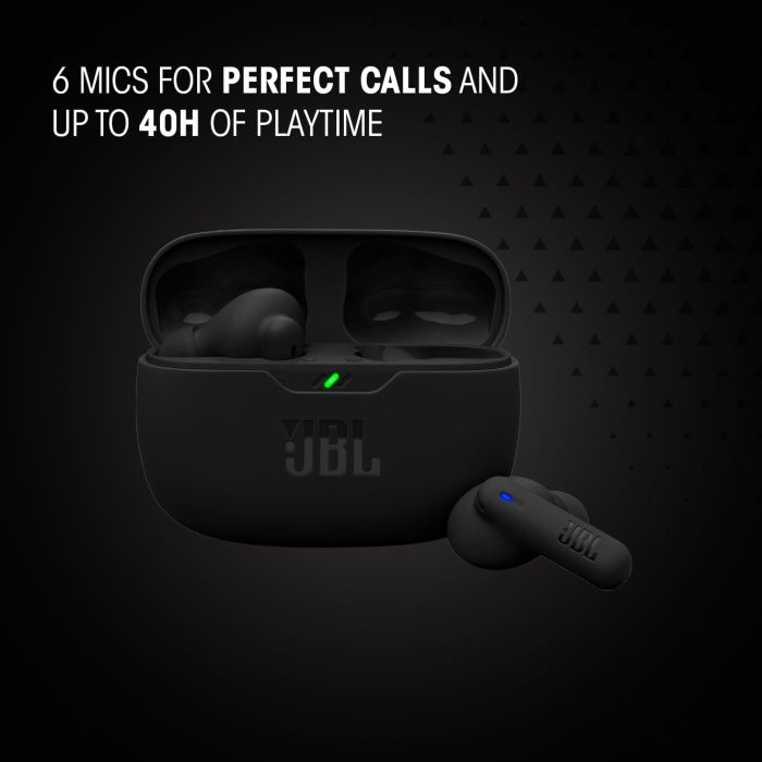 Наушники TWS JBL Tune Beam 2 BT 5.3, ANC, IP54, Mic, Черный