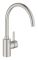 Змішувач кухонний Grohe Eurosmart Cosmopolitan, довж.виливу - 224мм, поворотний, одноважільний, супер сталь