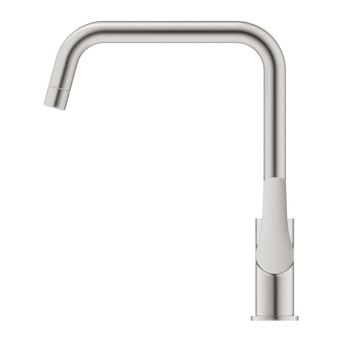 Смеситель для кухни Grohe Eurosmart, длина излива - 228мм, поворотный, 1рычаг, супер сталь.