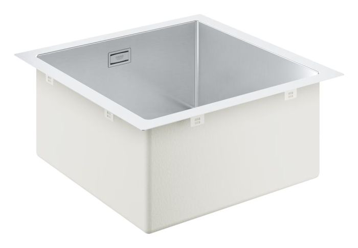 Мийка кухонна Grohe K700, нерж.сталь, квадрат., без крила, 464x464x200мм, чаша - 1, уніврсальна, матова нержавіюча сталь