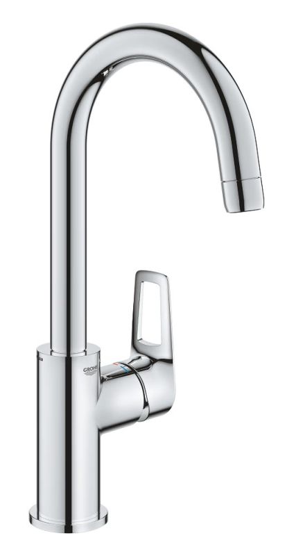 Смеситель для раковины Grohe BauLoop L-размера, дл. излива - 140мм, поворотный, 1 рычаг, хром