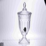 Лимонадниця Topaz Crystal 2 літри з краном HP-19-292 глечик диспенсер для води і напоїв прозорий
