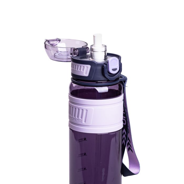 Пляшка для води Houo спортивна 1 літр з фліп кришкою фіолетова HP-14-33V