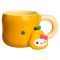 Чашка порцелянова з магнітом Sanrio 400 (мл) подарункова кружка прикольна чашка для дітей на подарунок Помаранчевий FM-37B
