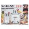 Чопер подрібнювач Sokany SKYM7032B 2в1 з чашами 0.5 і 1,5 літри 800 Вт 