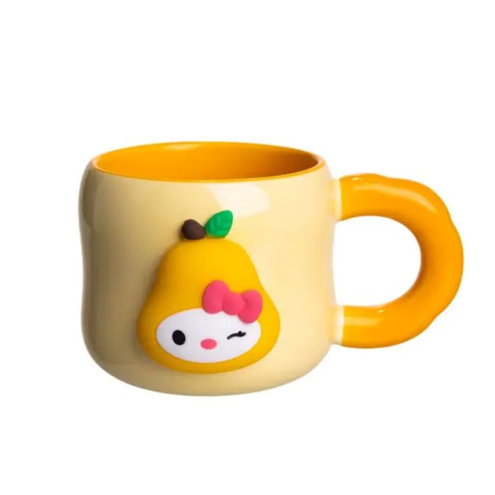 Чашка порцелянова з магнітом Sanrio 400 (мл) подарункова кружка прикольна чашка для дітей на подарунок Бежевий FM-37A