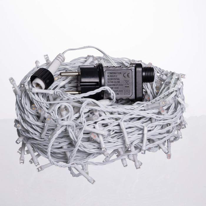 Гірлянда Нитка вулична 30 м 300 LED білий провід Мультиколор CF300L30MWML