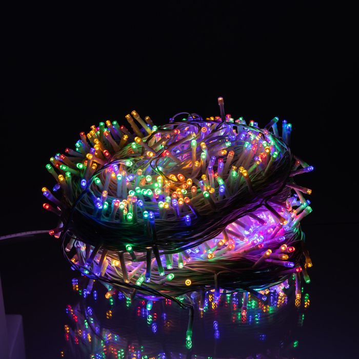 Гірлянда Різдвяна фея вулична 100 м 1000 LED білий провід Мультиколор CF1000L100MWML