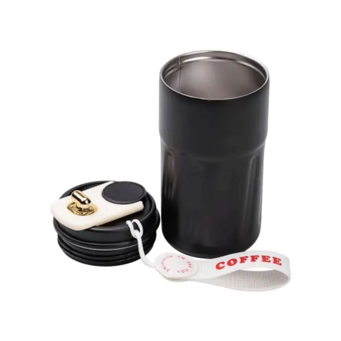 Термочашка Coffee з датчиком температури 500 мл чорна HP-14-10B