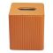 Серветниця з еко шкіри 13х13х14.5 см для кафе і ресторанів на стіл Коричнева HP-3-201BR