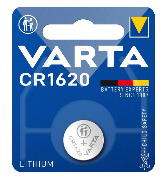 Батарейка Varta літієва CR1620 блістер, 1 шт