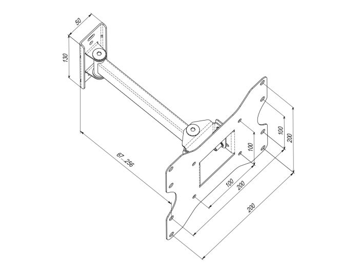 Кріплення ТВ поворотне Simpler  22-43" KSL 26ET