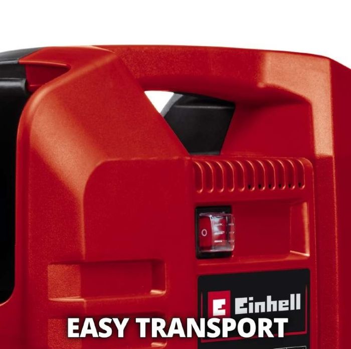 Компресор повітряний Einhell TC-AC 190 OF Set, безолійний, 1100Вт, 190л/хв, 8бар, 5кг