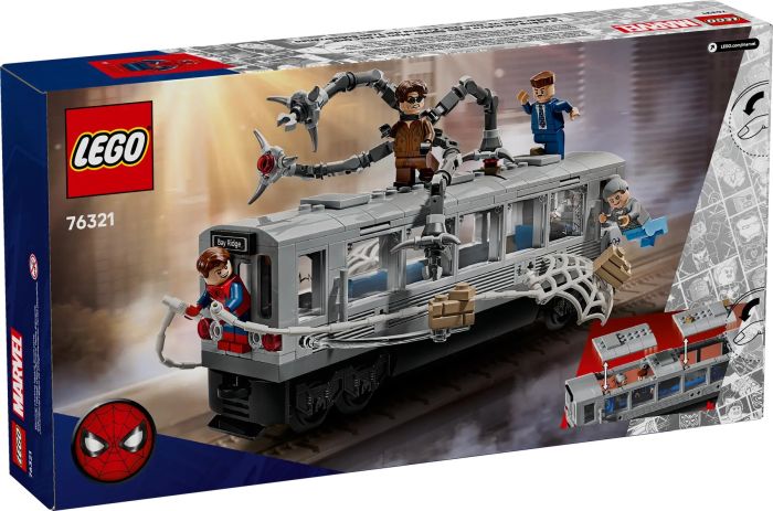 Конструктор LEGO Super Heroes Человек-Паук против Дока Ока: Сцена в метро