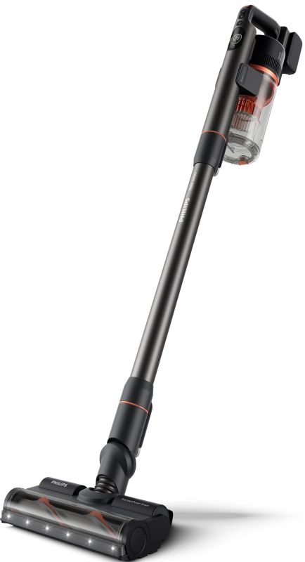 Пылесос Philips беспроводный Aqua Plus, влажная уборка, конт пыль -0.6л, автон. раб. до 80мин, вес-1.7кг, турборежим, черный