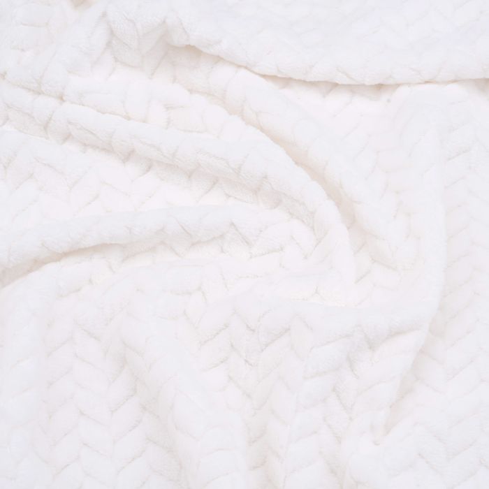 Плед Ardesto Jacquard Braid 160х200см, 100% полиэстер, айвори