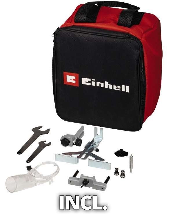 Фрезер акумуляторний Einhell Professional TP-RO 18 SetLI BL - Solo 18В цанга 6 та 8мм 10000-30000об/хв 1.34кг без АКБ та ЗП