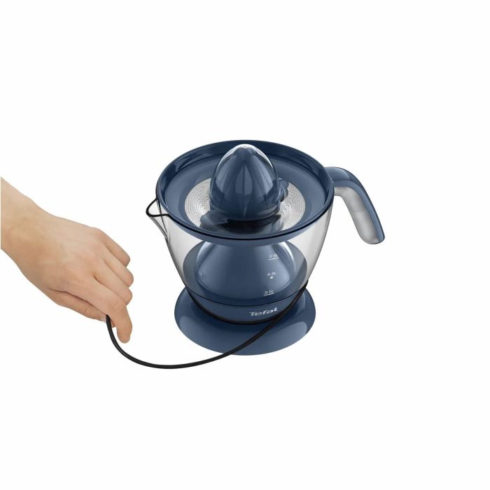 Соковитискач Tefal Morning Blue цитрус-прес 25Вт, чаша-0.8л, пластик, синій